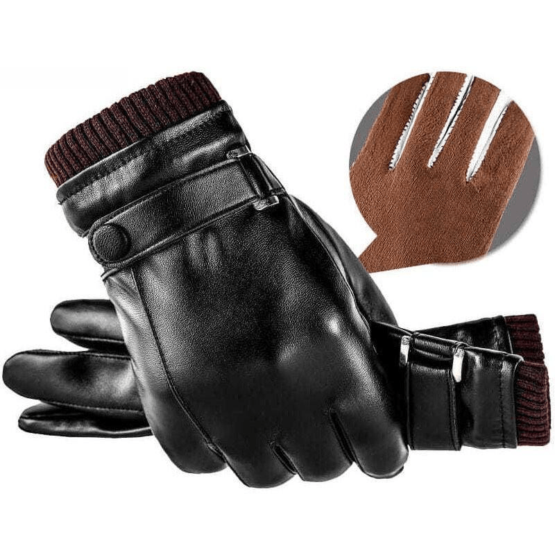 🧤 Premium Aesthetic Leather Winter Touchscreen Gloves  For Men & Women | Leather | Motorcycle, Cycling, Outdoor | Free shipping