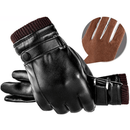 🧤 Premium Aesthetic Leather Winter Touchscreen Gloves  For Men & Women | Leather | Motorcycle, Cycling, Outdoor | Free shipping